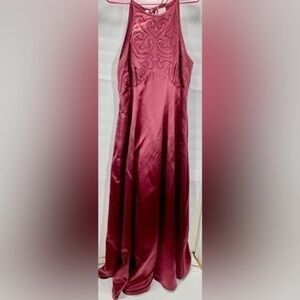 MICHAEL ANGELO SPRAPLESS CRIMSON EVENINGS DRESS SIZE 14